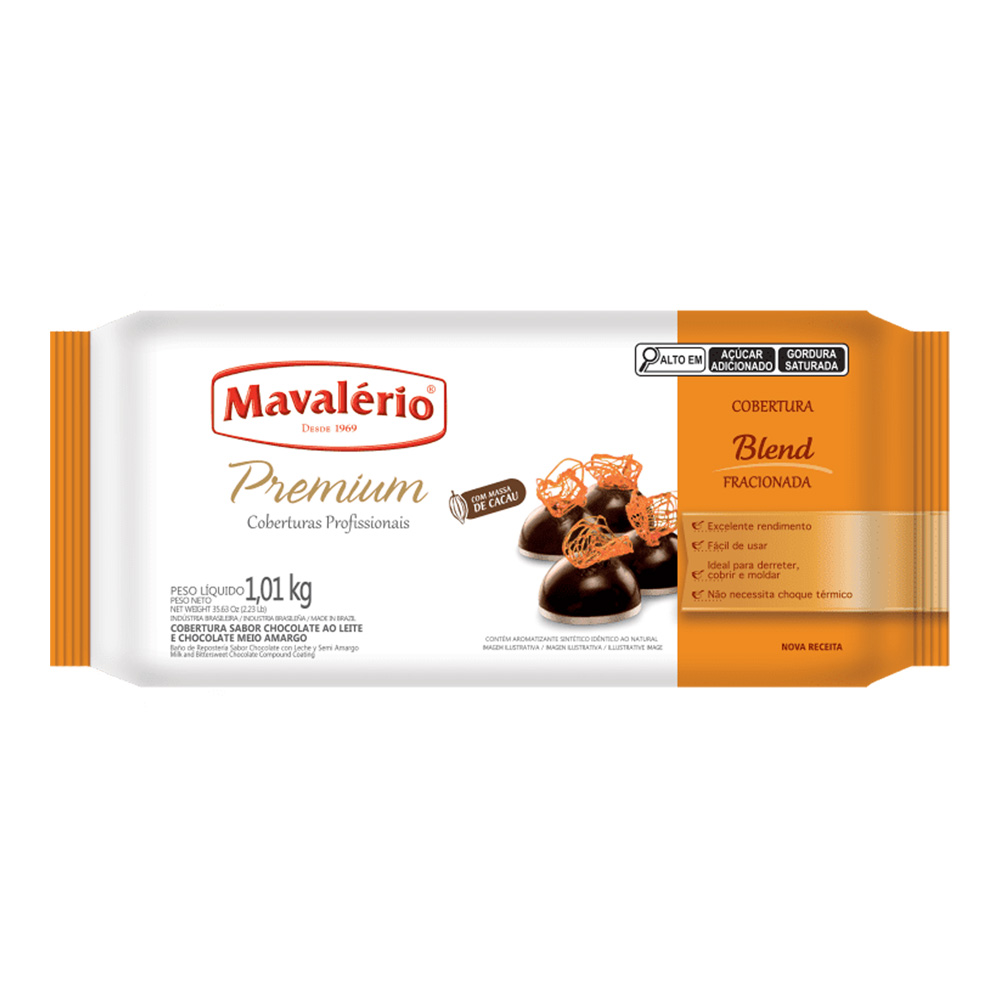 BARRA MAVALÉRIO CHOCOLATE BLEND COB. PREMIUM  1KG